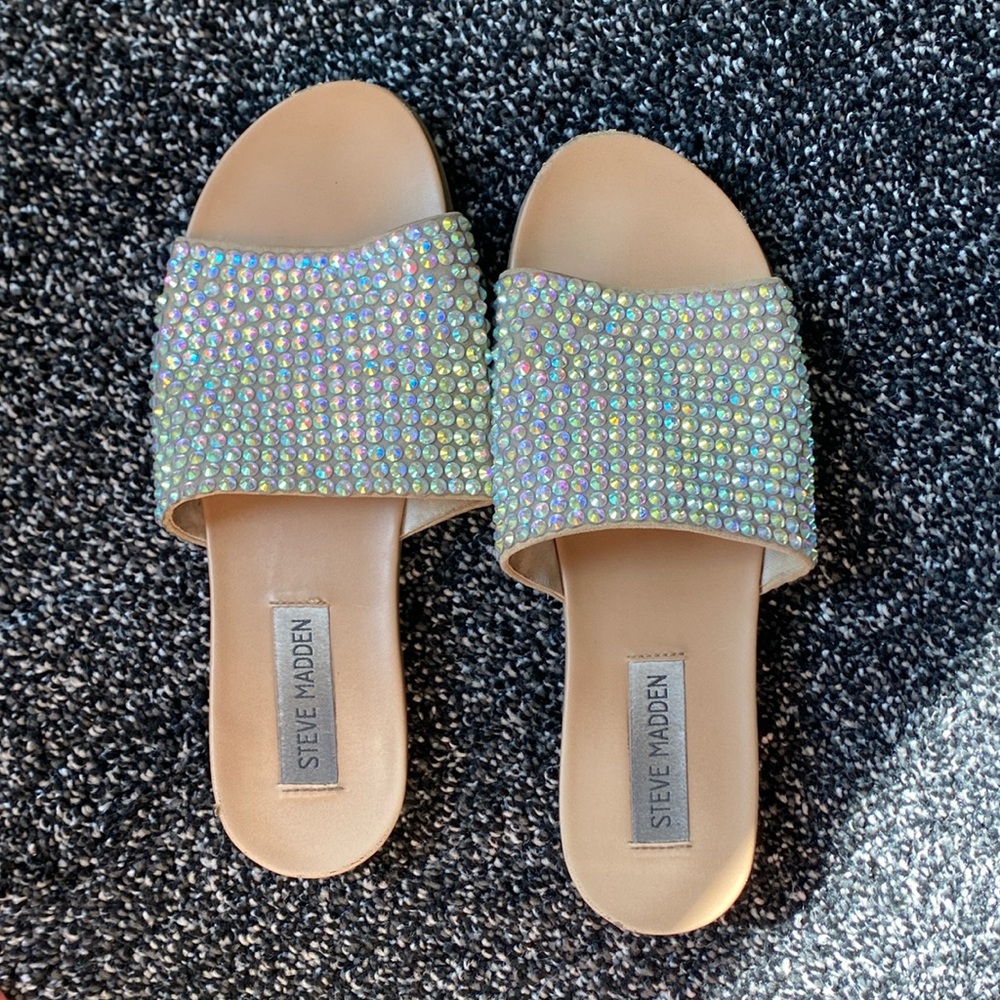 Steve Madden rhinestone sandals